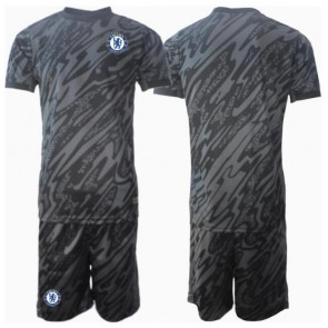 Chelsea Brankářské Dětské Venkovní dres komplet 2024-25 Krátký Rukáv (+ trenýrky)